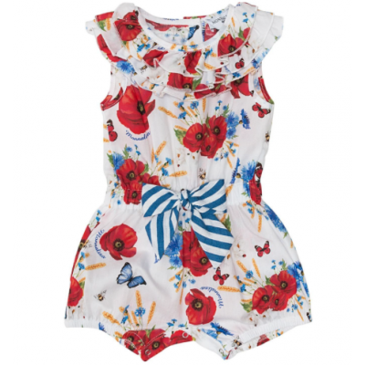 Jumpsuit Flowers Monnalisa 313201-3602 Jumpsuit Flowers Monnalisa 313201-3602